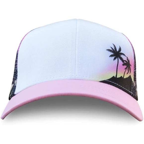 Grace Folly Beach Trucker Hats for Women- Snapback Baseball Cap for Summer main image 4